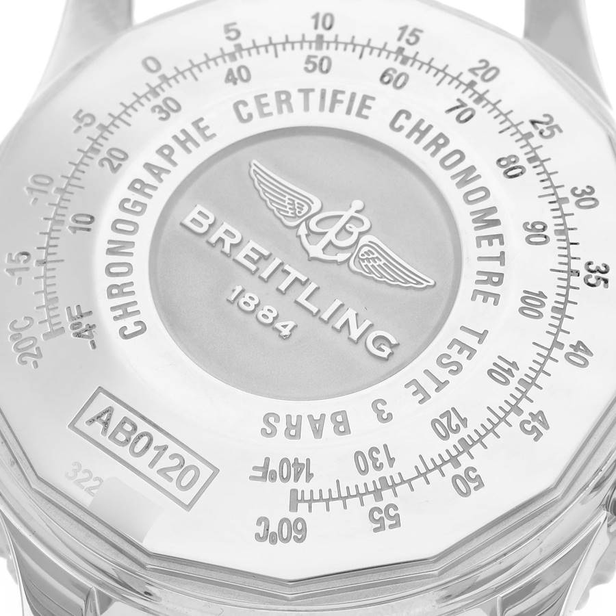 Breitling Navitimer 01 Panda Dial Steel Mens Watch AB0120