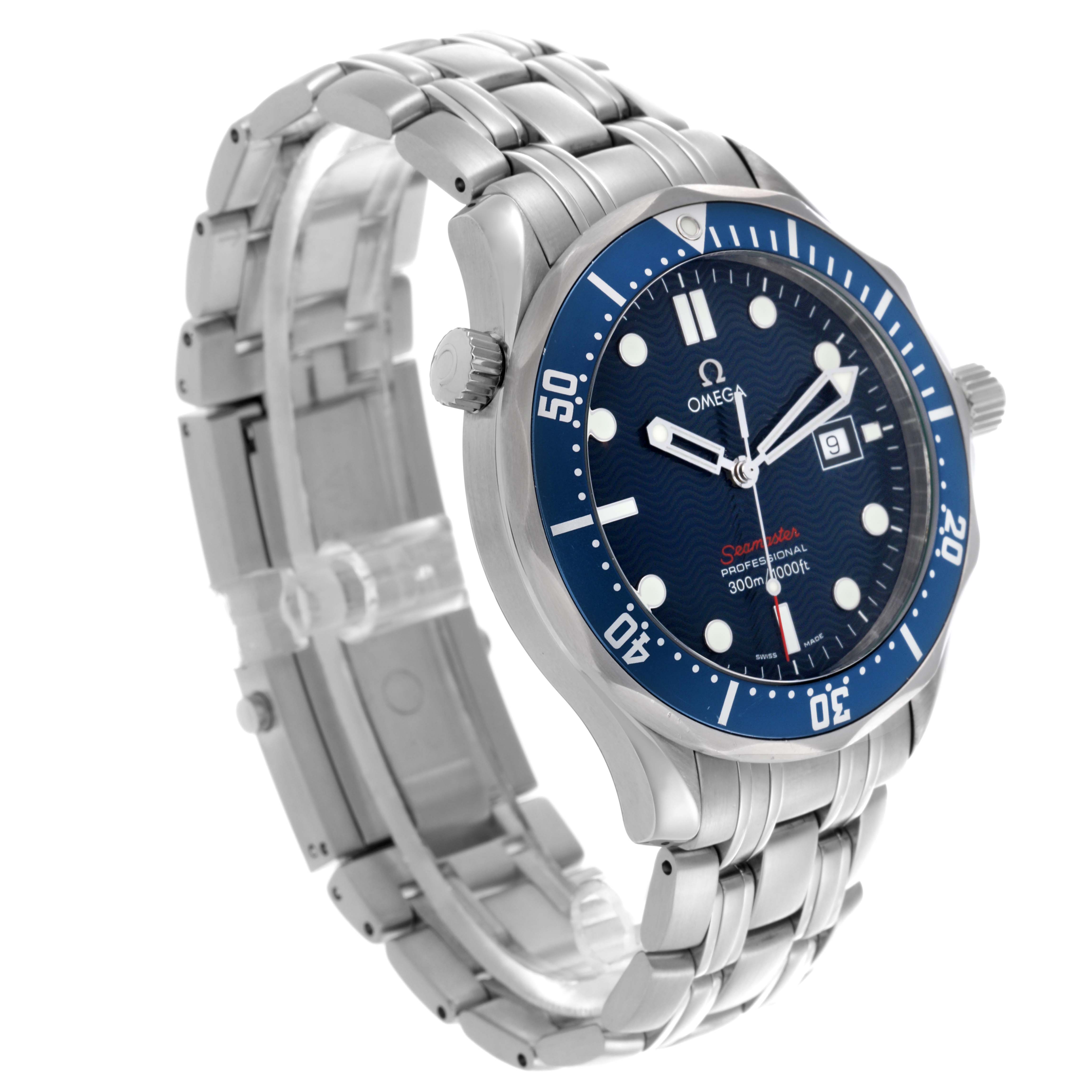 Omega Seamaster 300M Blue Dial Steel Mens Watch 41.0 MM 2221.80.00