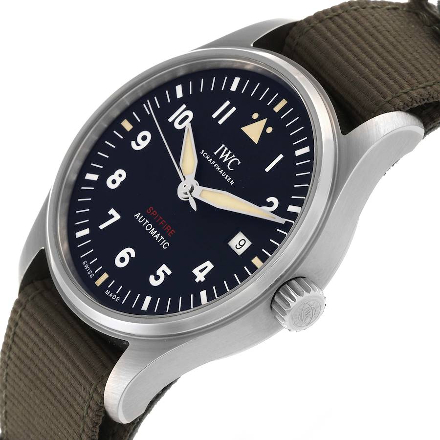 IWC Pilot Automatic Spitfire Steel Mens Watch IW326801