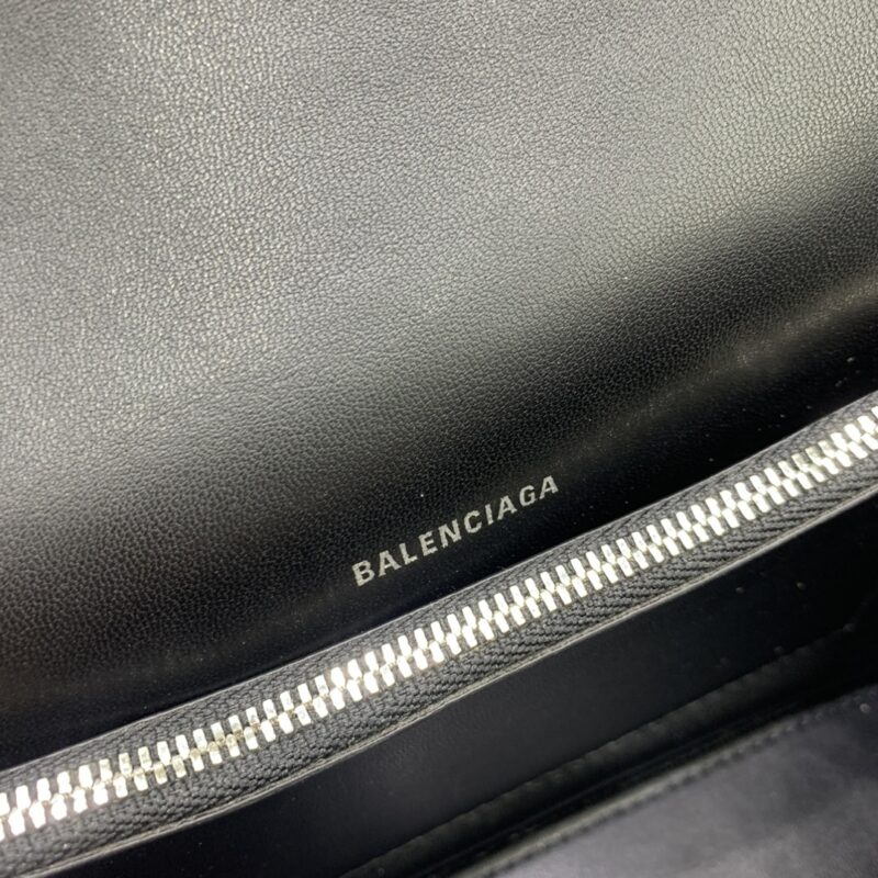 Replica Balenciaga Crush Small Black Silver