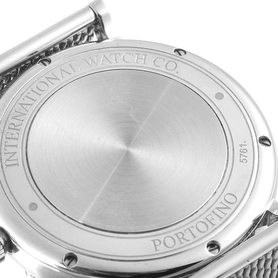 IWC Portofino Silver Dial Automatic Steel Mens Watch IW356505