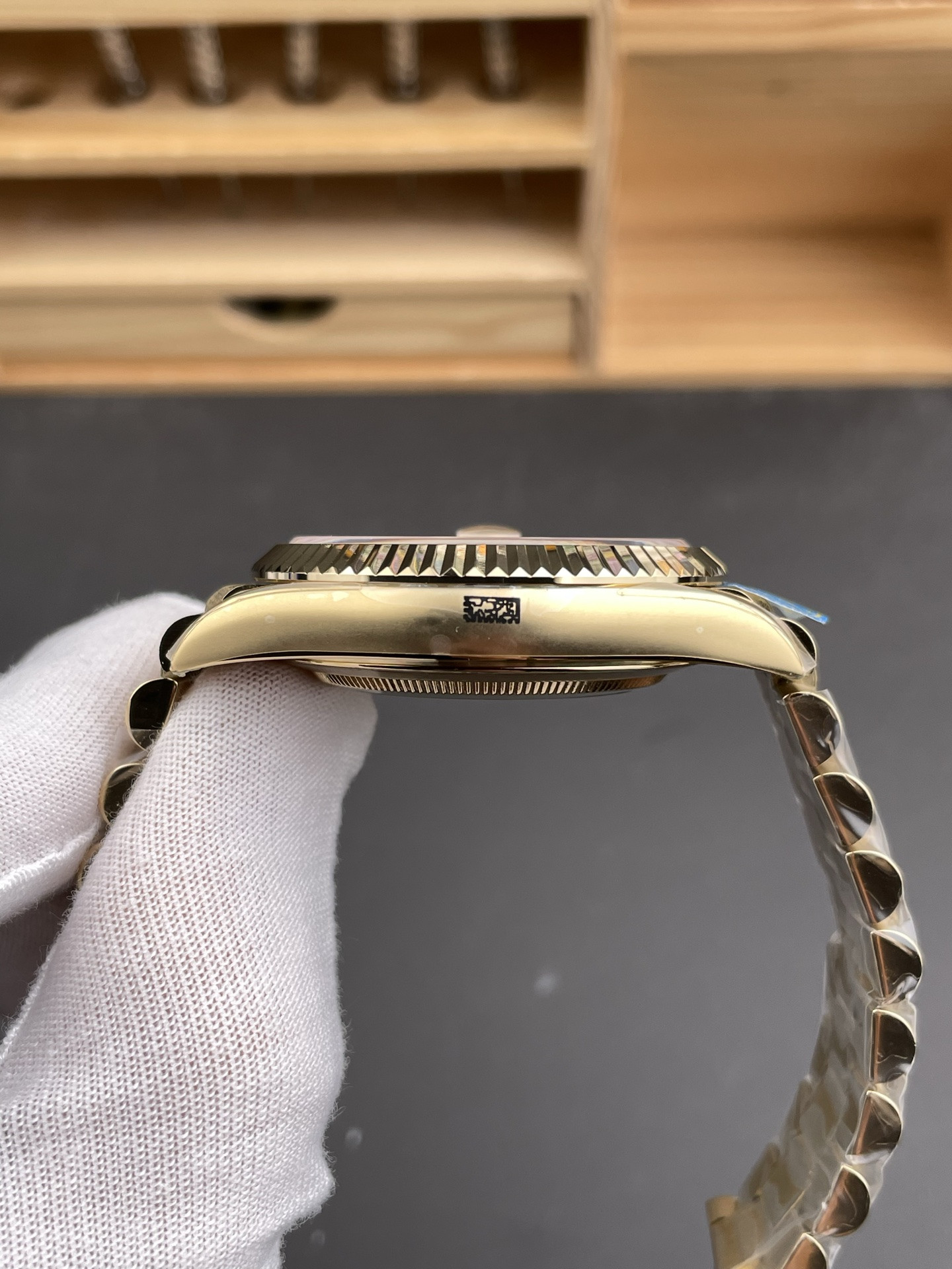 Full Gold Day-Date Yellow Diamond Bezel
