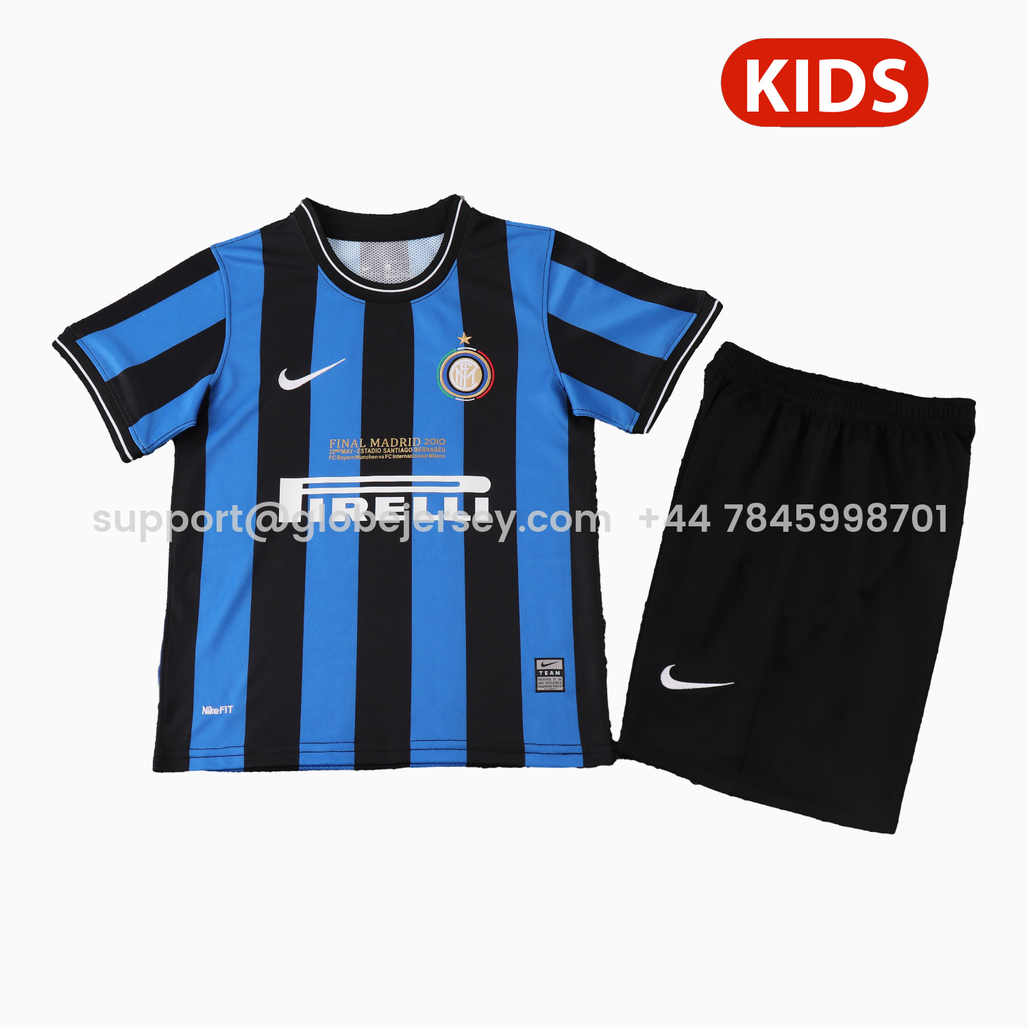Retro Inter Milan 2010-11 Home Kids Kit