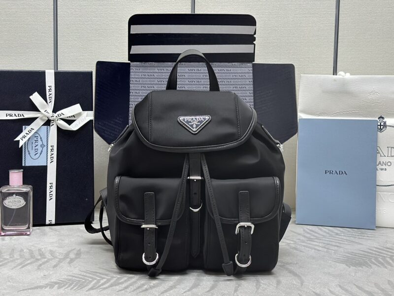 Replica Prada Small Black Backpack