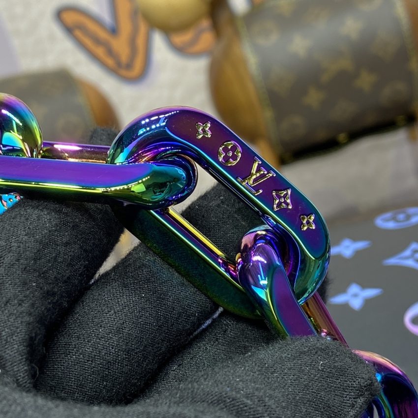 Replica Louis Vuitton Coussin Black Purple