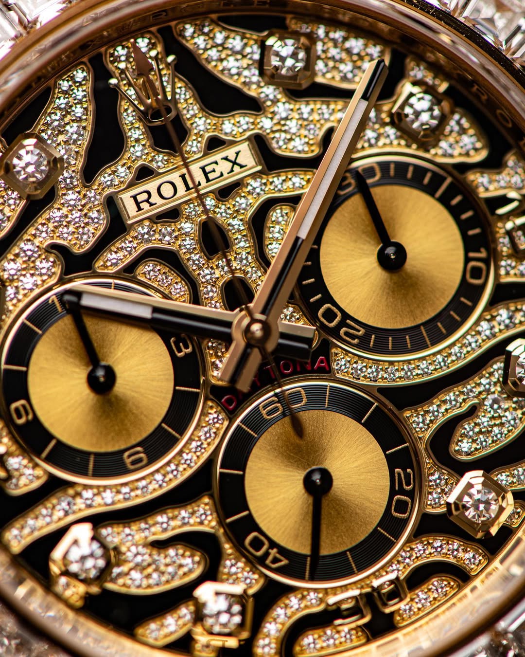 Rolex Cosmograph Daytona Eye of Tiger White Gold/Yellow Gold Oysterflex Strap