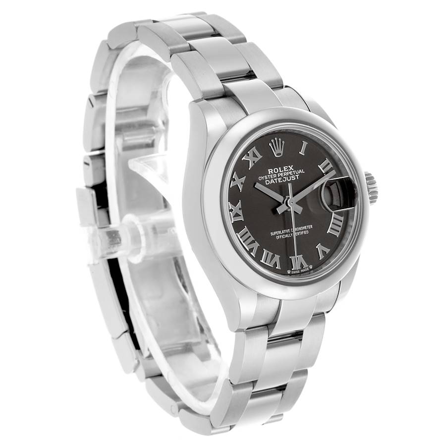 Rolex Datejust 28 Grey Dial Oyster Bracelet Steel Ladies Watch 279160