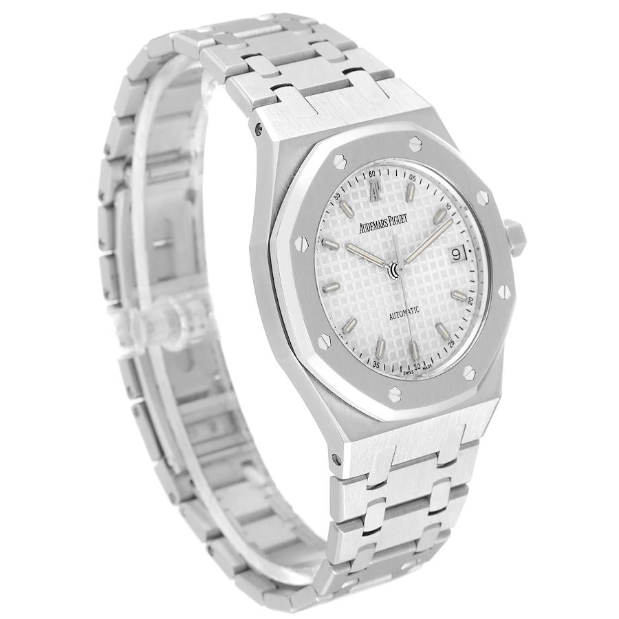 Audemars Piguet Royal Oak White Dial Steel Mens Watch 14790ST