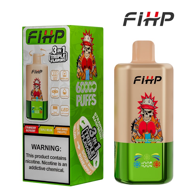 🎉 FIHP Triple 60K Puffs 3 in 1 Flavors Disposable Vape | 60 000 Zaciągnięć — 20% TANIEJ! | Hurtowe Rabaty dla Nowych Klientów 🚚 Szybka Dostawa z Polski ⭐