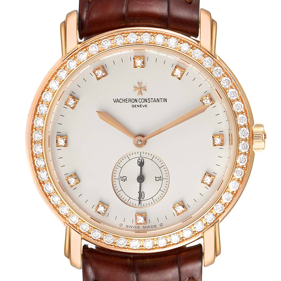 Vacheron Constantin Malte Grande Rose Gold Diamond Watch 81500