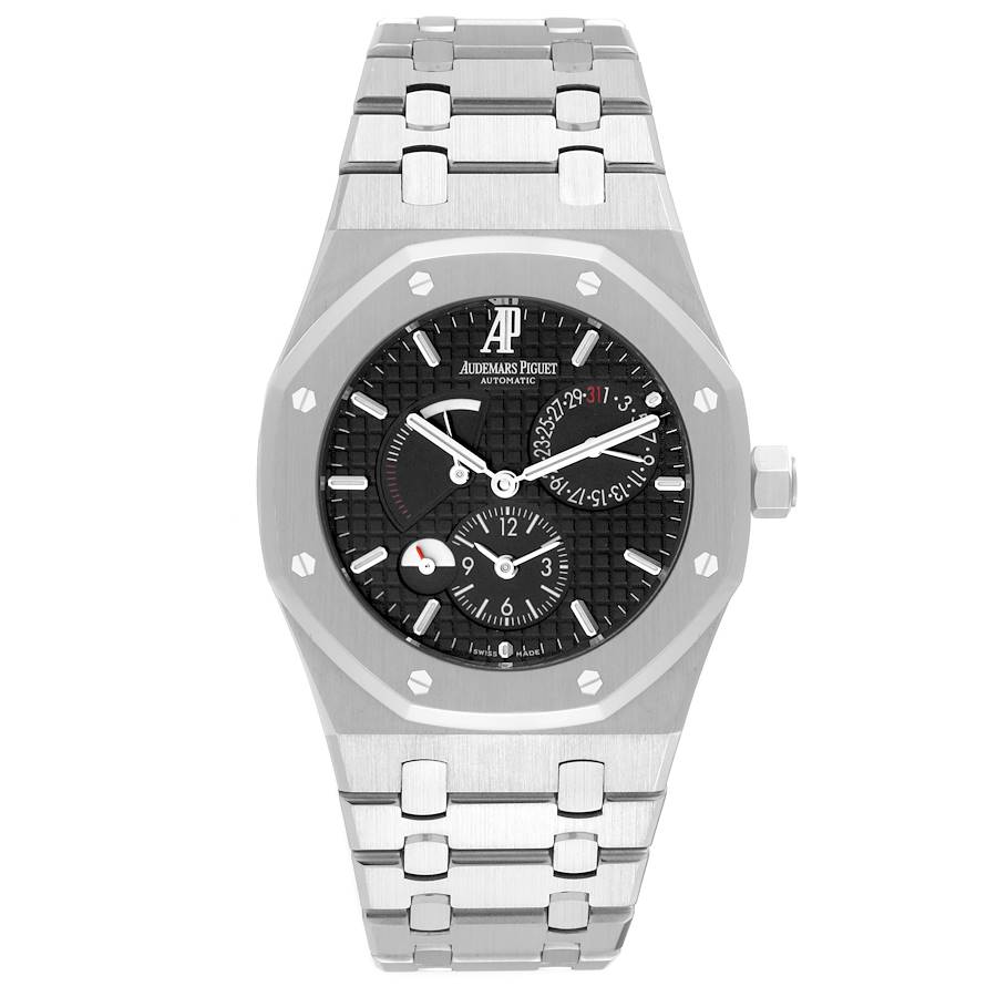 Audemars Piguet Royal Oak Dual Time Steel Mens Watch 26120ST