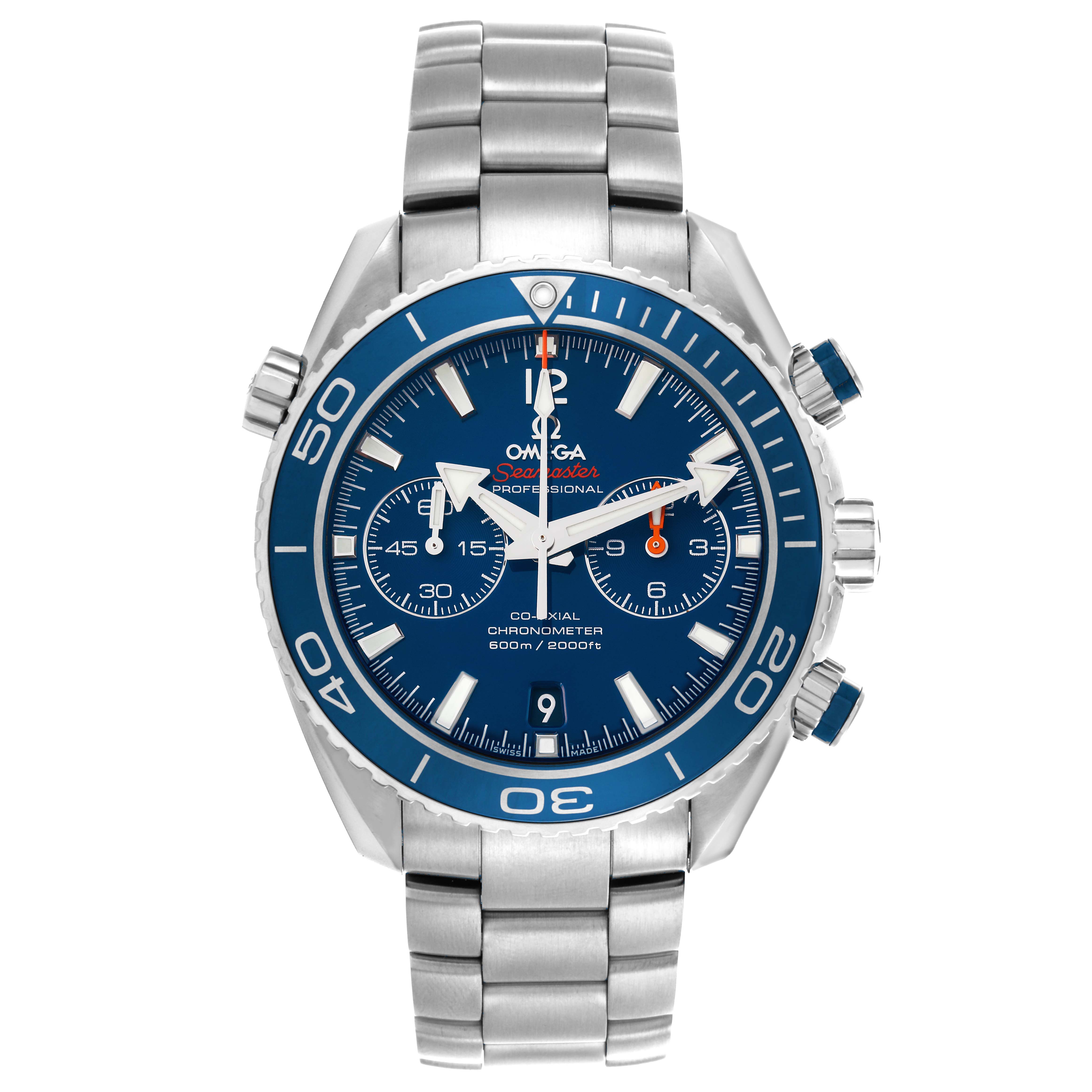 Omega Planet Ocean Chronograph Titanium Mens Watch 45.5 MM 232.90.46.51.03.001