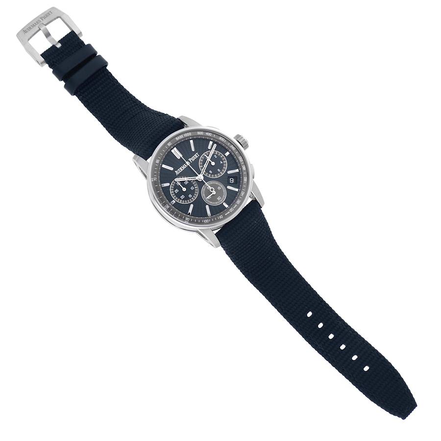 Audemars Piguet Code 11.59 Chronograph Blue Dial Steel Watch 22393ST