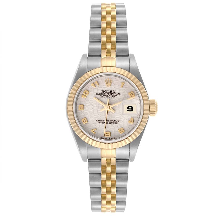 Rolex Datejust Steel Yellow Gold Ivory Anniversary Dial Ladies Watch 79173