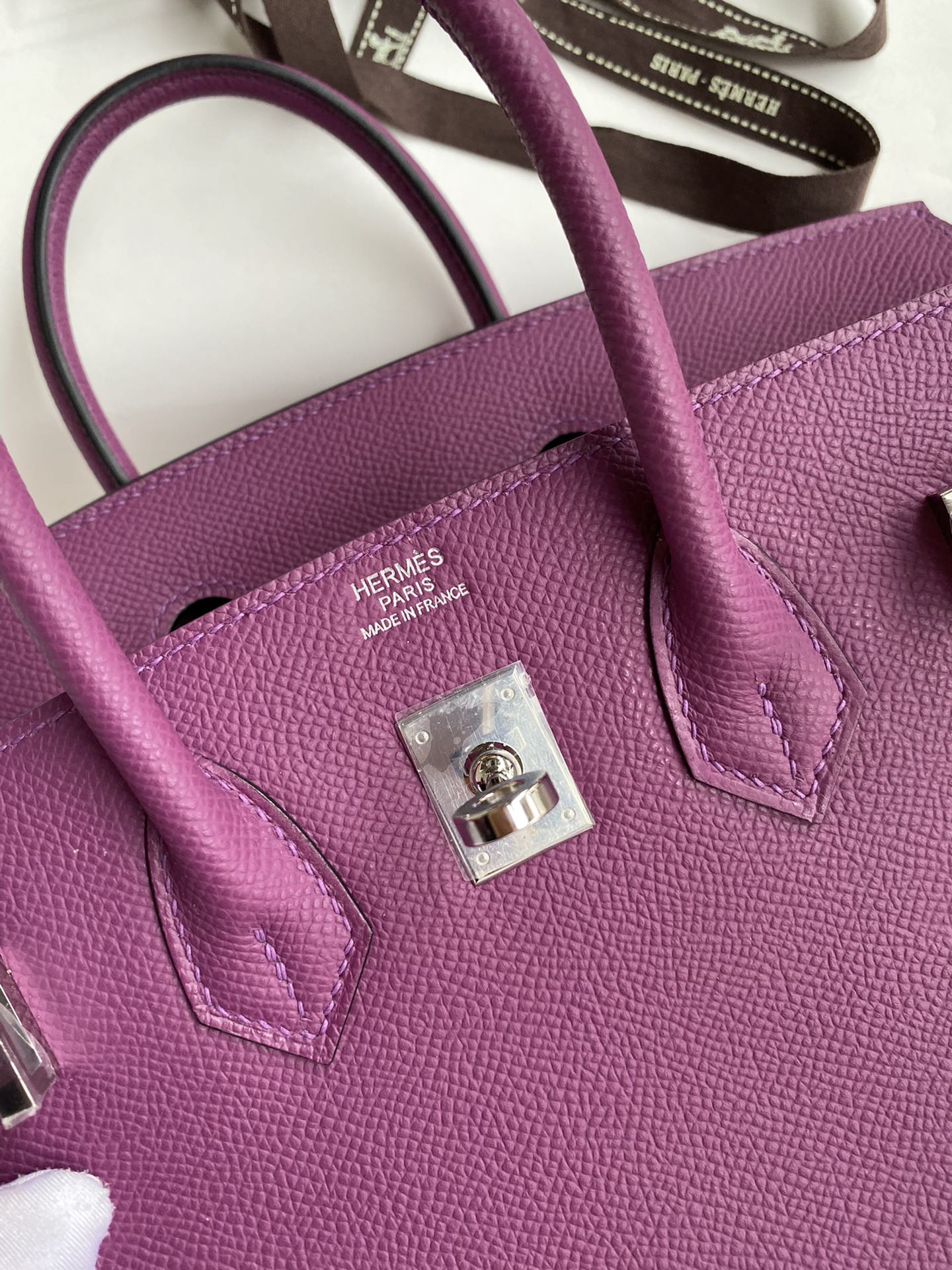 Replica Hermès Birkin Epsom Anemone Purple