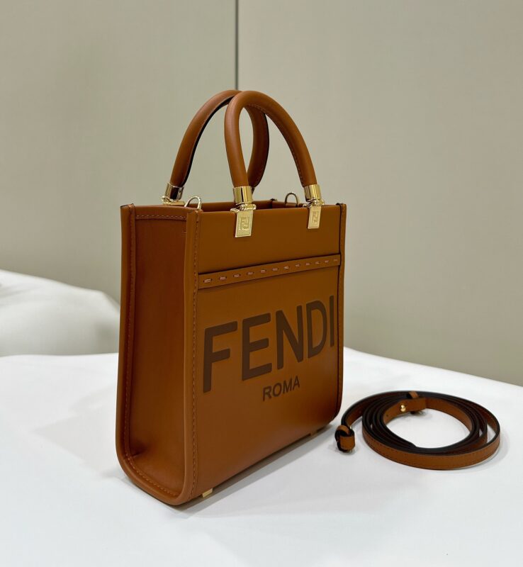 Replica Fendi Mini Tote Brown