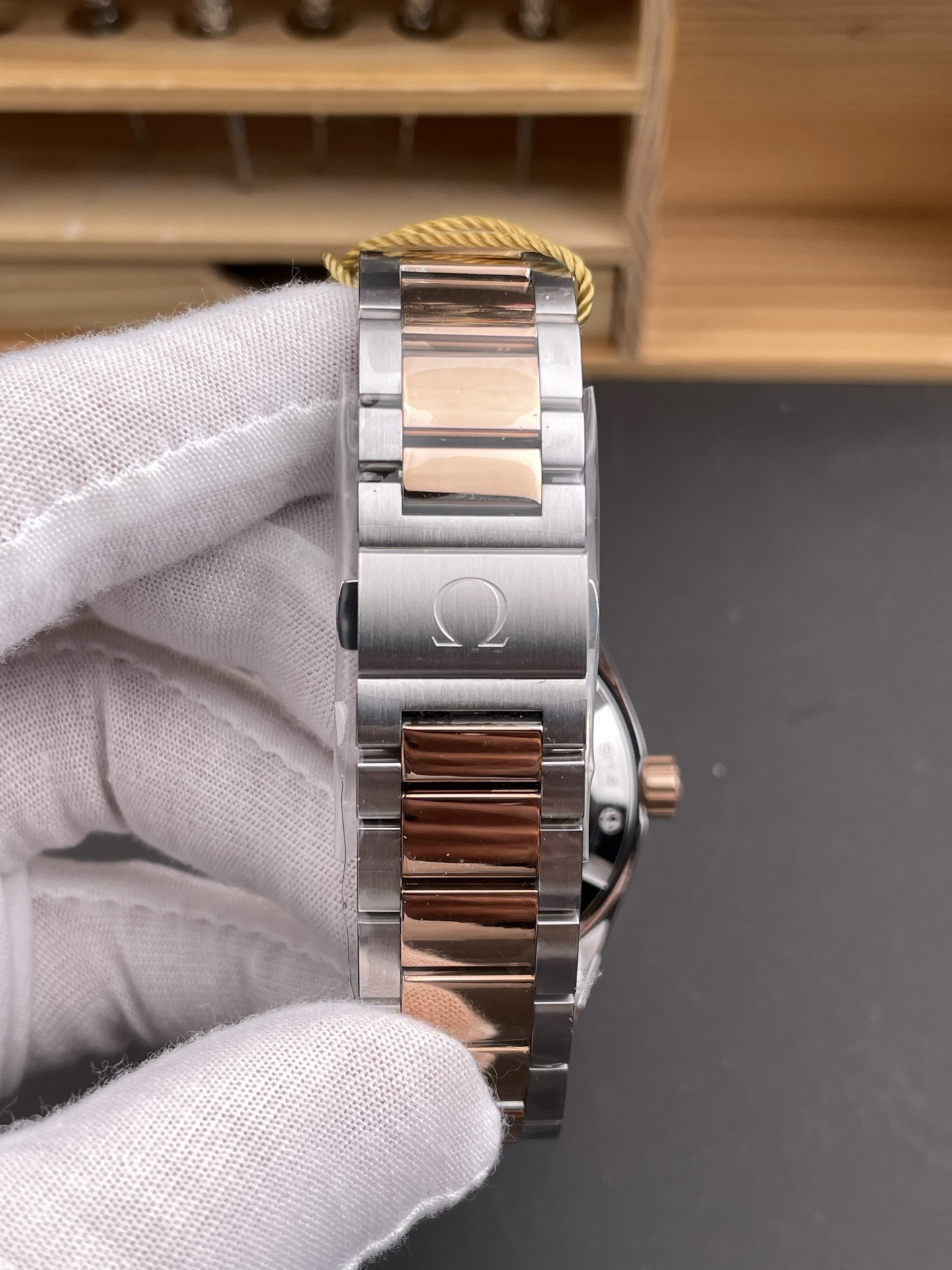 Two-Tone Rose Gold Seamaster 150, GMT Brown Dial