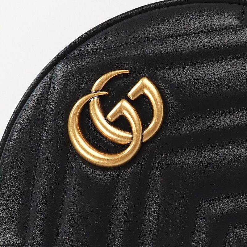 Replica Gucci GG Mormont Round Black