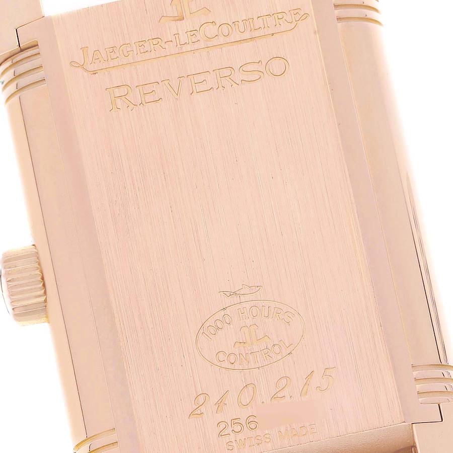 Jaeger LeCoultre Reverso Grande Date Rose Gold Mens Watch 240.2.15 Q3002401