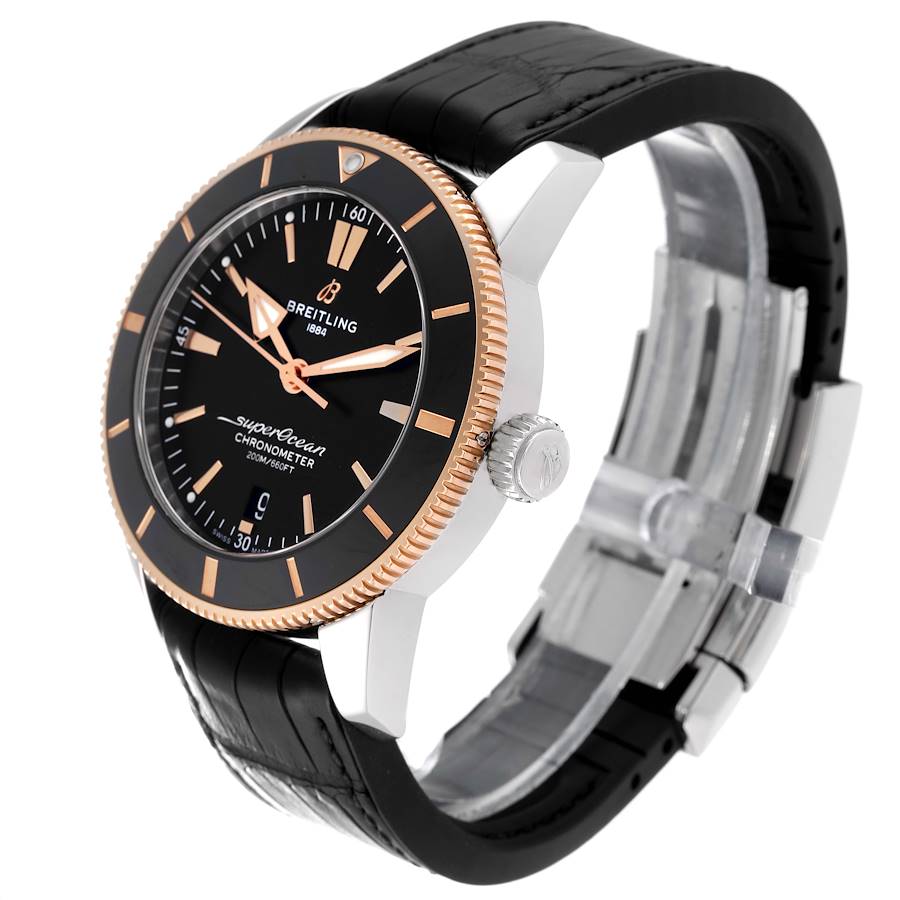 Breitling Superocean Heritage B20 Steel Rose Gold Mens Watch UB2030