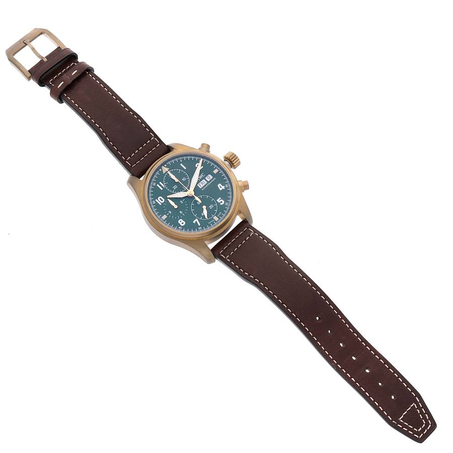 IWC Pilot Chronograph Spitfire Bronze Mens Watch IW387902