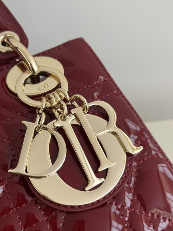 Replica Lady Dior Patent Red