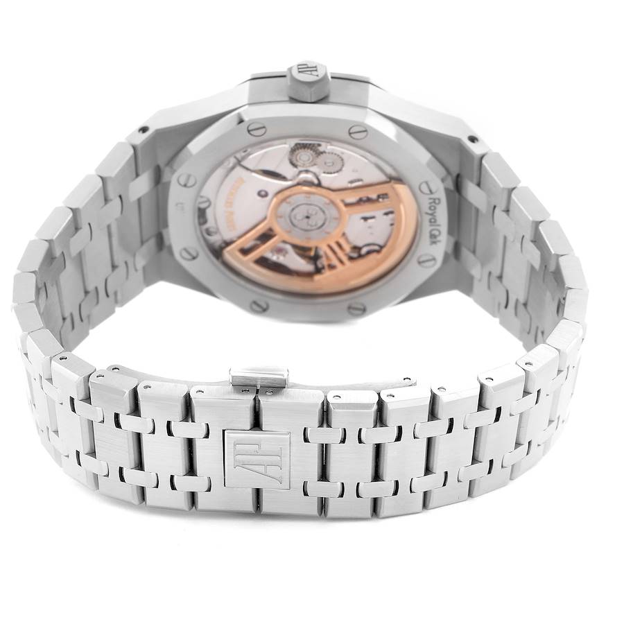 Audemars Piguet Royal Oak Black Dial Steel Mens Watch 15500ST