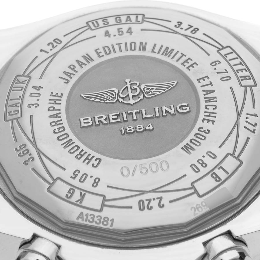 Breitling Avenger II White Dial Steel Mens Watch A13381