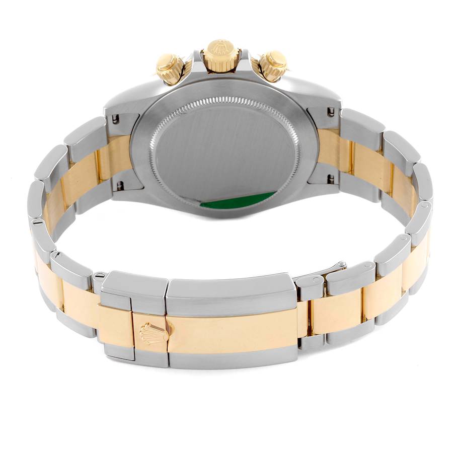 Rolex Daytona Steel Yellow Gold Tahitian Mother Of Pearl Diamond Mens Watch 116503