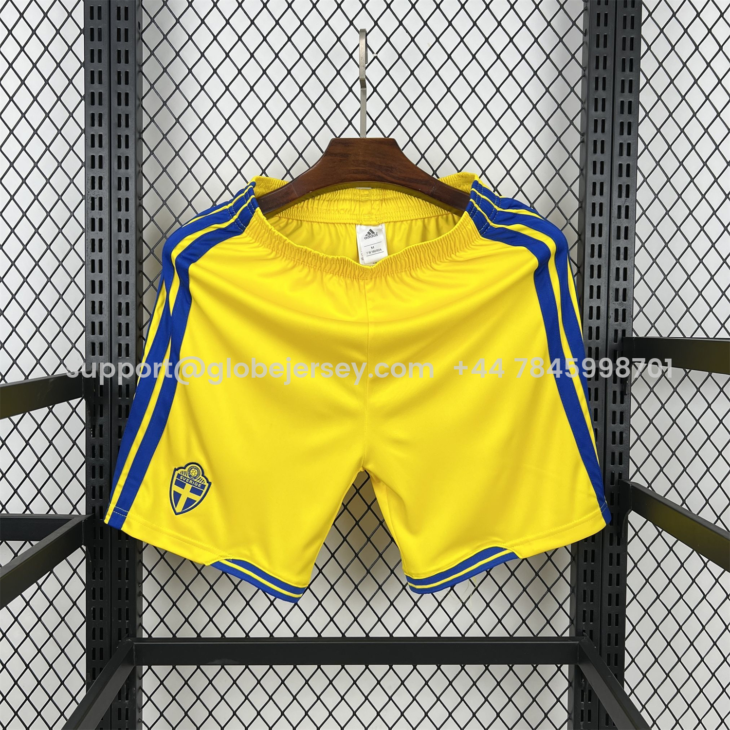 Sweden 2026 Yellow Shorts - Fans Version