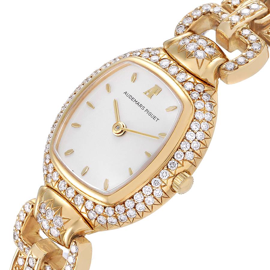 Audemars Piguet Audemarine Yellow Gold Diamond Ladies Watch 66474