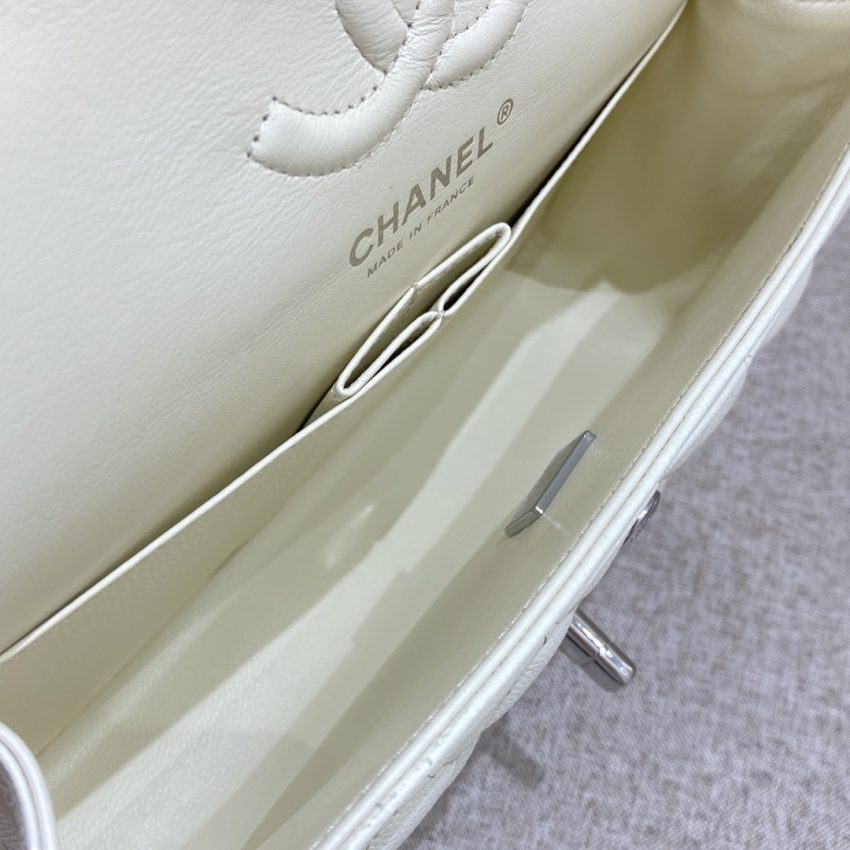 CHANEL Classic Flap 23cm White