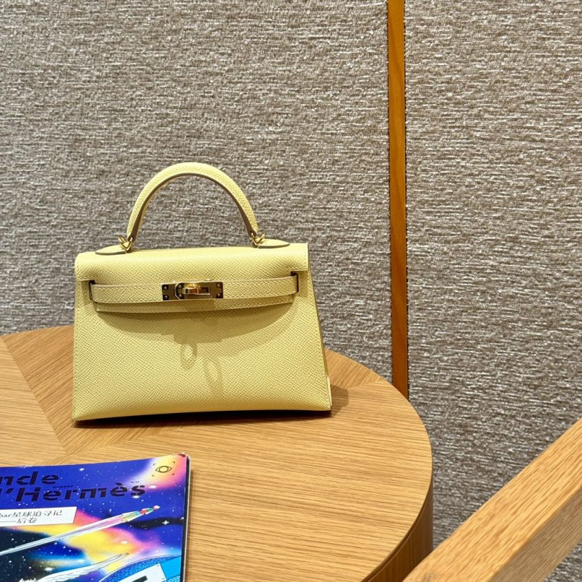 Replica Hermès Kelly Jaune Poussin