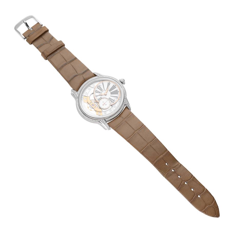 Audemars Piguet Millenary White Gold Mother Of Pearl Diamond Ladies Watch 77247BC
