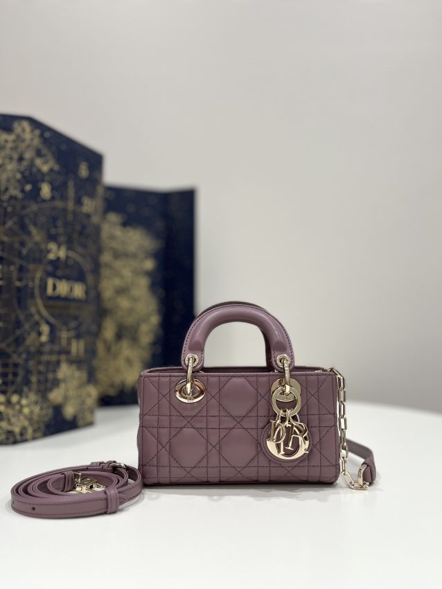 Replica Dior Lady D – Joy Mini Bag Dark Purple