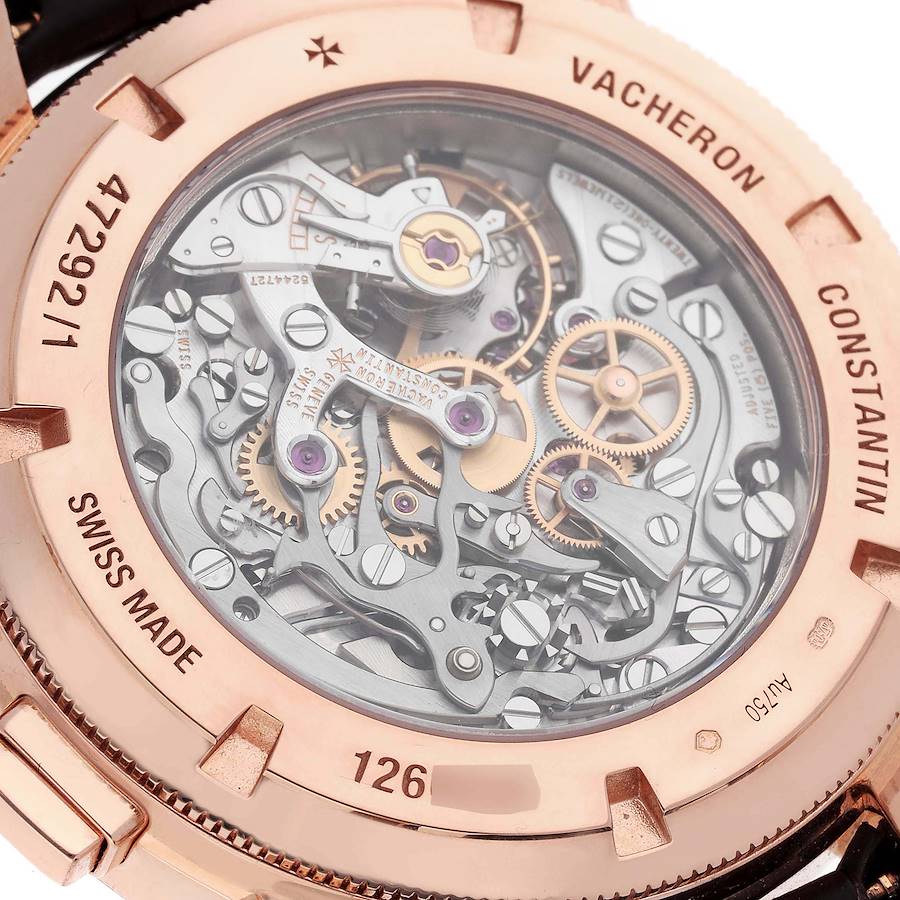 Vacheron Constantin Traditionnelle Perpetual Calendar Rose Gold Mens Watch 47292/000R