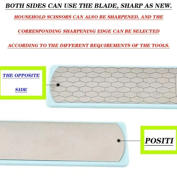 Diamond Double-sided Sharpening Stone 400# 1000# with Coarse