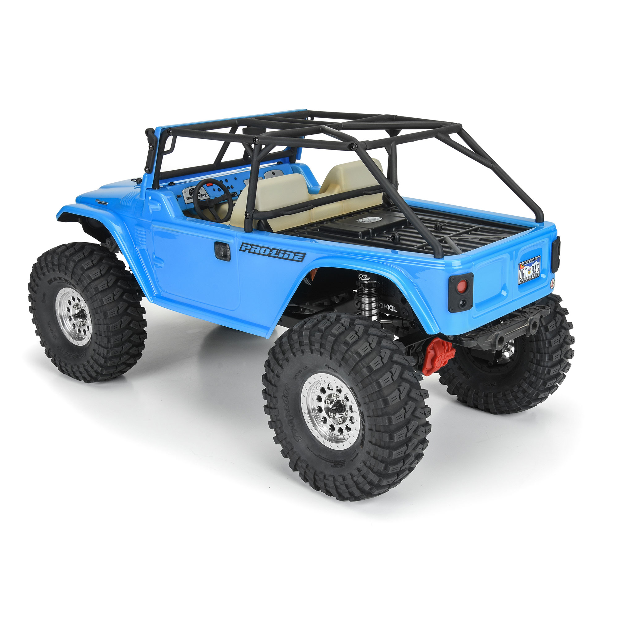 ARRMA 1/10 1979 Toyota Land Cruiser FJ40 Clear Body/Cage 12.3