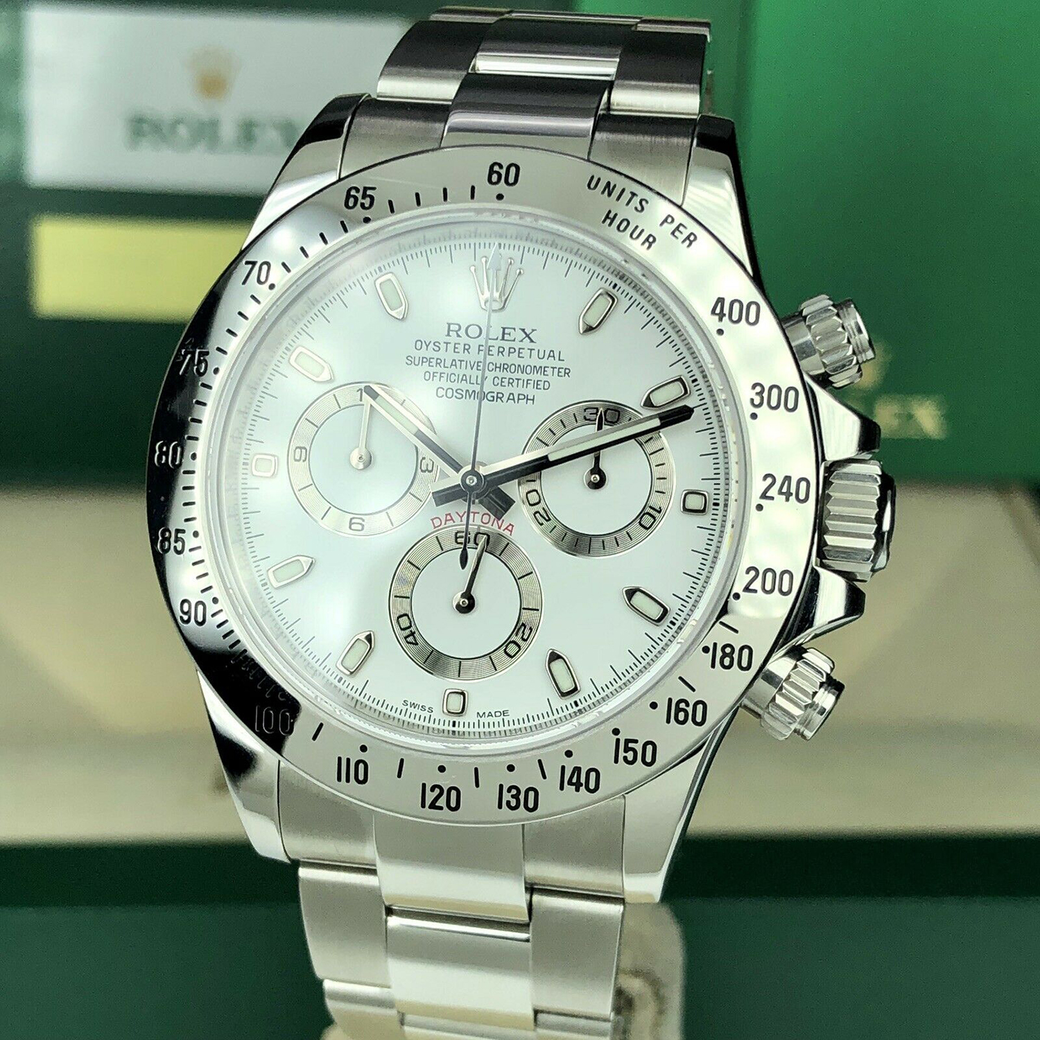 ​Rollie-The Crown Daytona Stainless Steel 40mm APH Dial 116520 Brand New