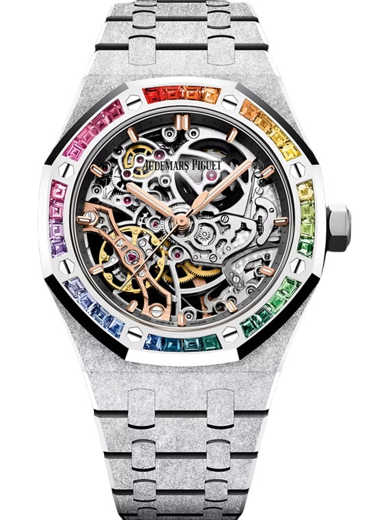 Royal Oak Frosted Gold Double Balance Wheel Openworked 37mm