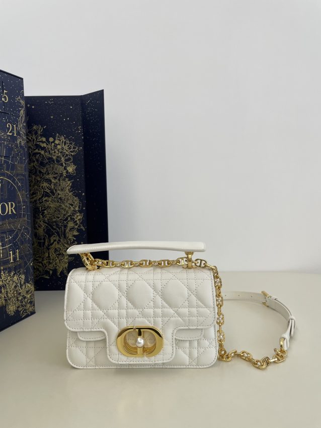 Replica Dior Jolie Top Handle White
