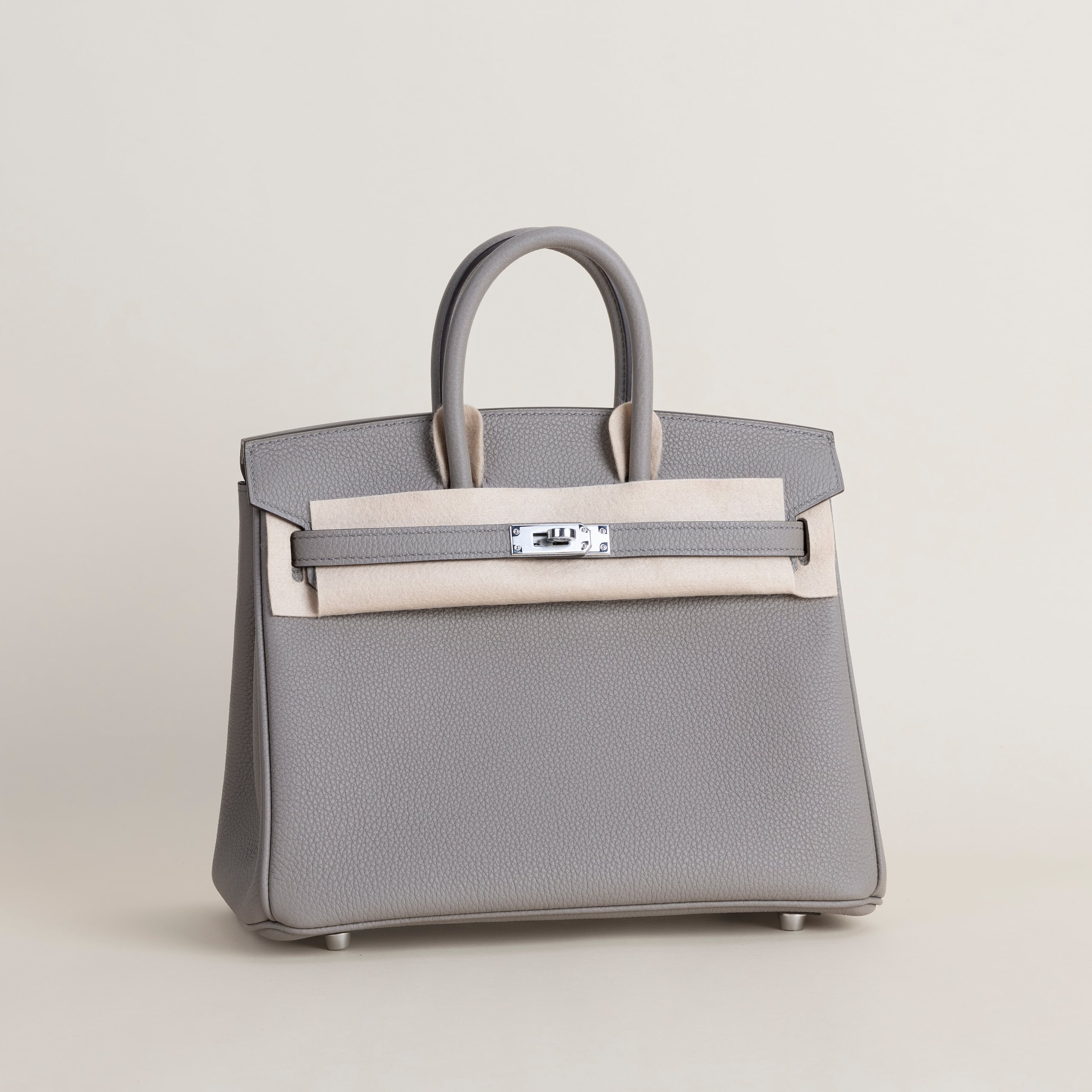 Birkin 25 togo gris asphalte PHW