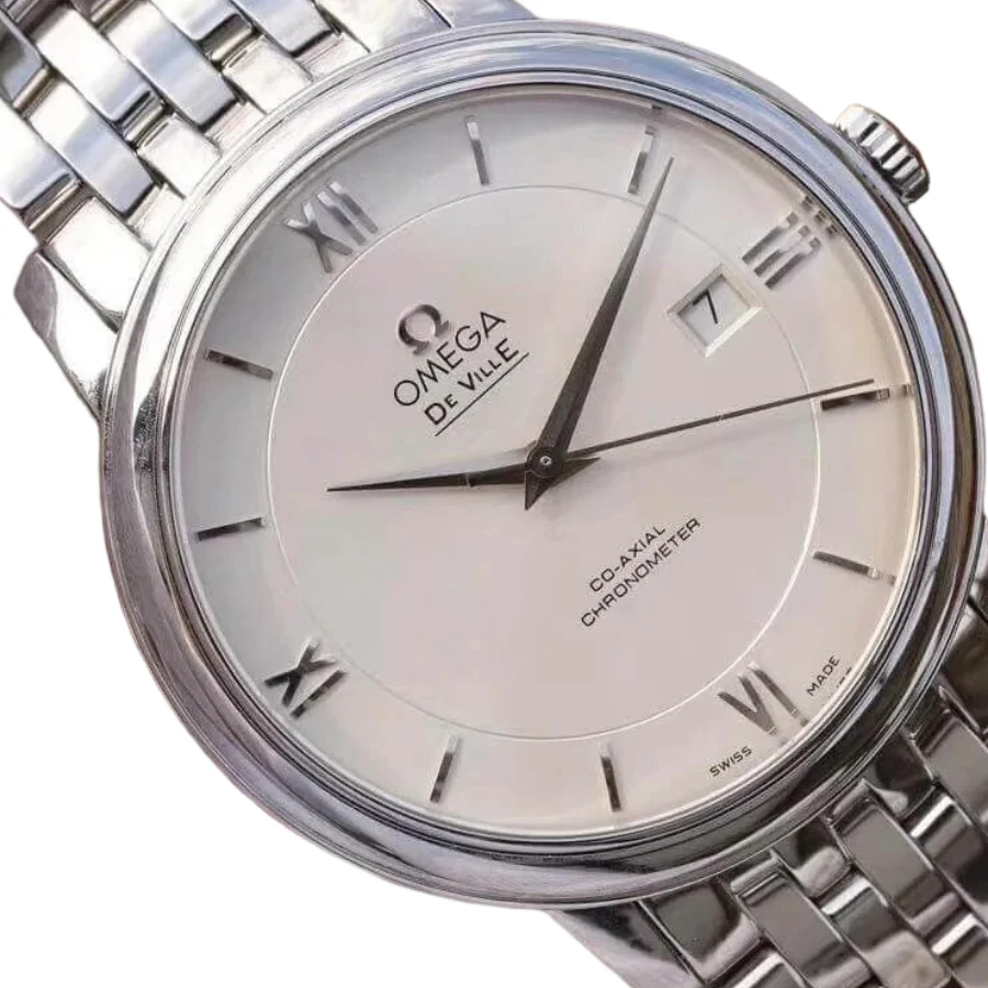 Omega De Ville Prestige 424.10.37.20.02.001 Super Clone White Dial