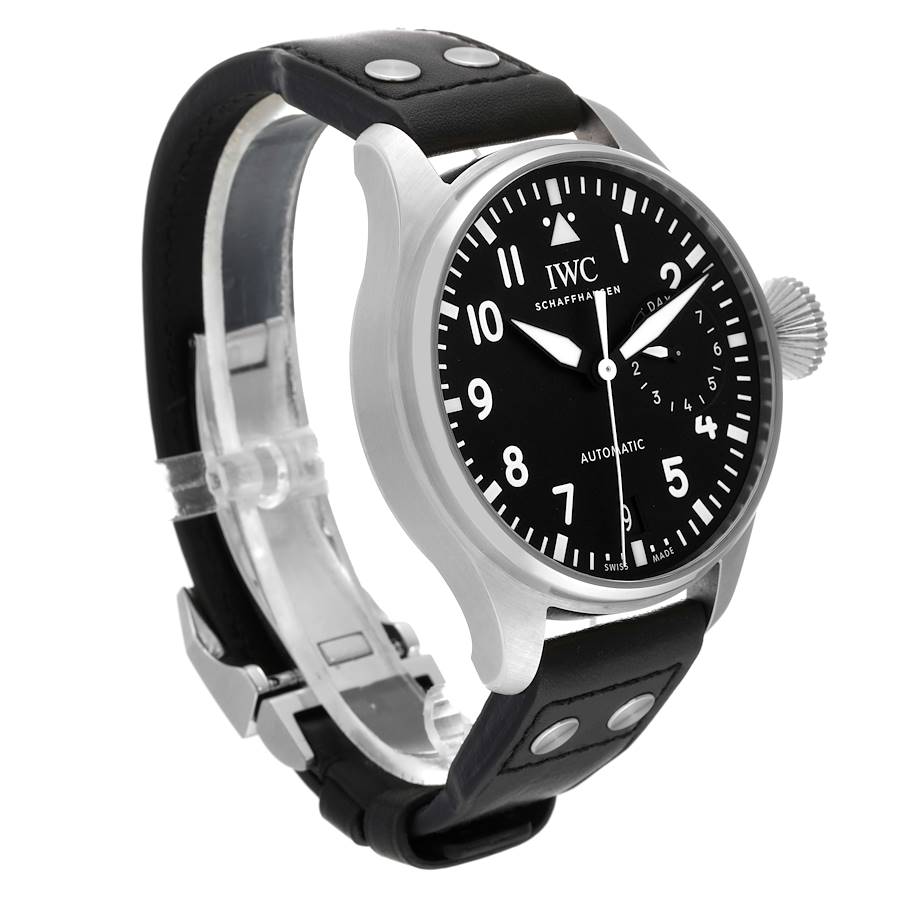 IWC Big Pilots Black Dial Automatic Steel Mens Watch IW501001