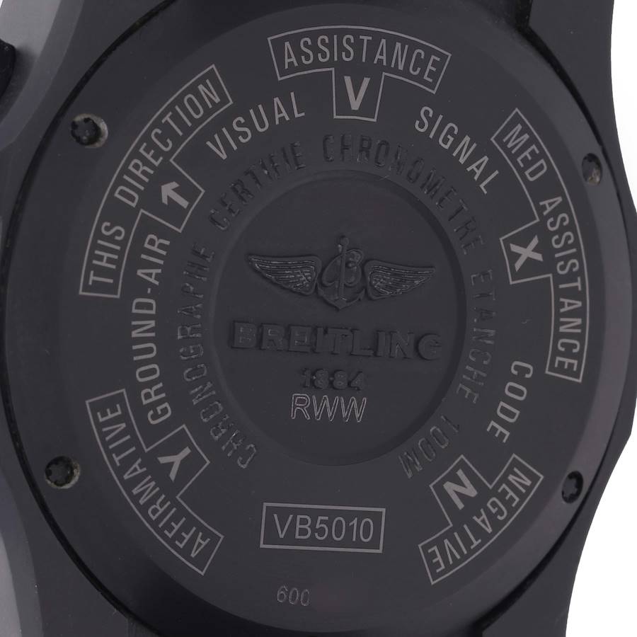 Breitling Cockpit B50 Night Mission PVD Titanium Watch VB5010
