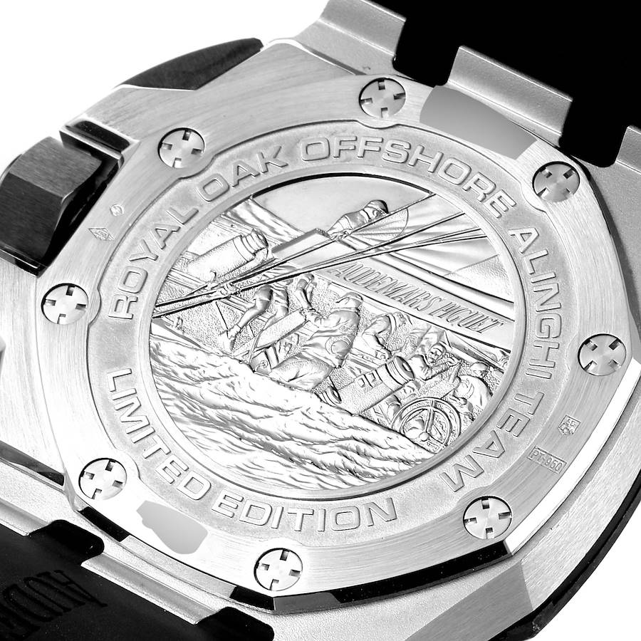 Audemars Piguet Royal Oak Offshore Alinghi Limited Edition Platinum Mens Watch 26062PT