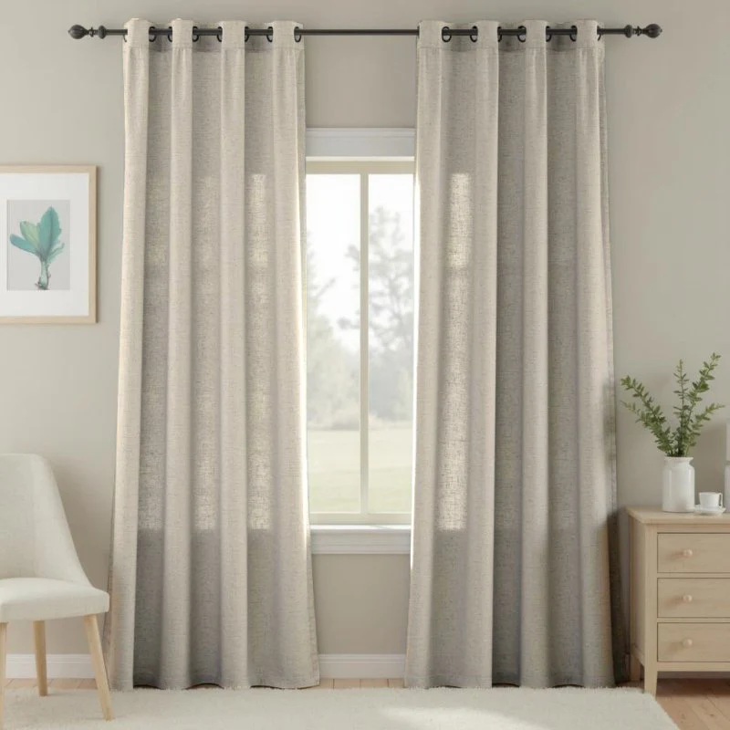 Custom Heavyweight Linen Drape (Grommet)