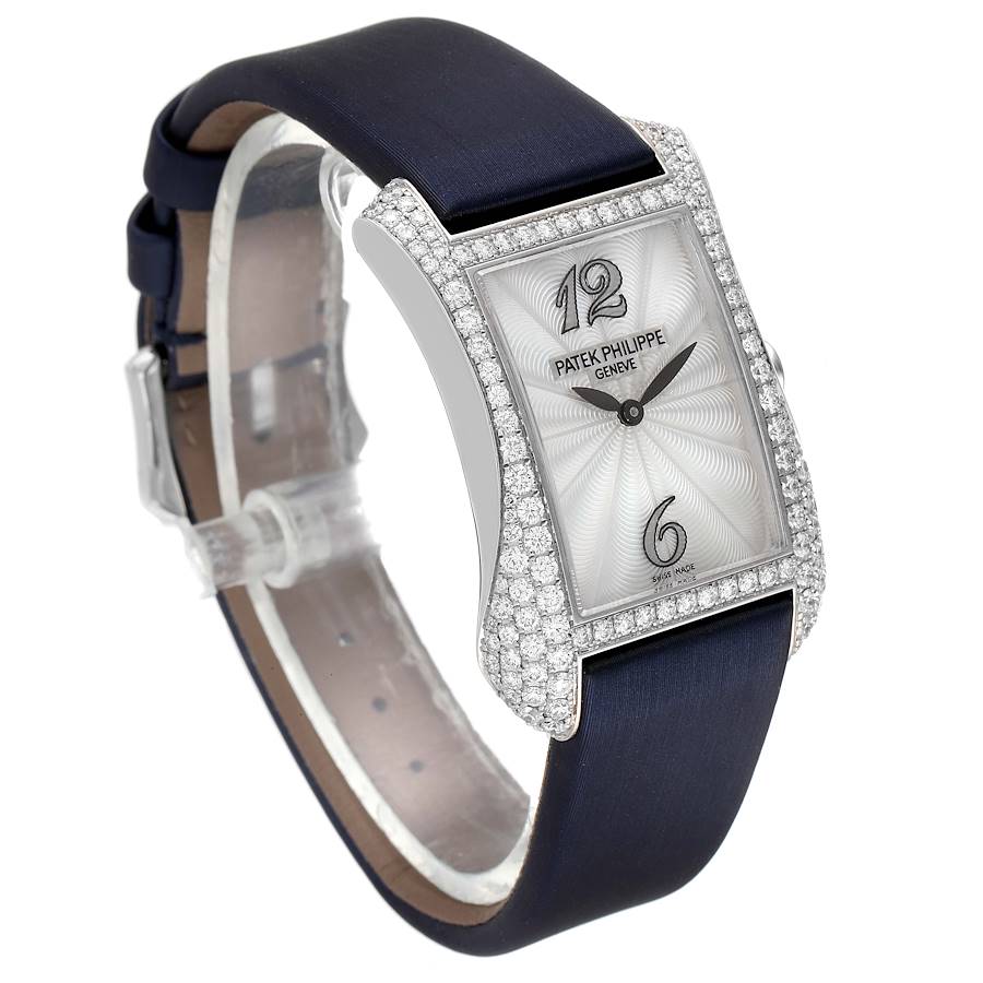 Patek Philippe Gondolo White Gold Diamond Ladies Watch 4972G