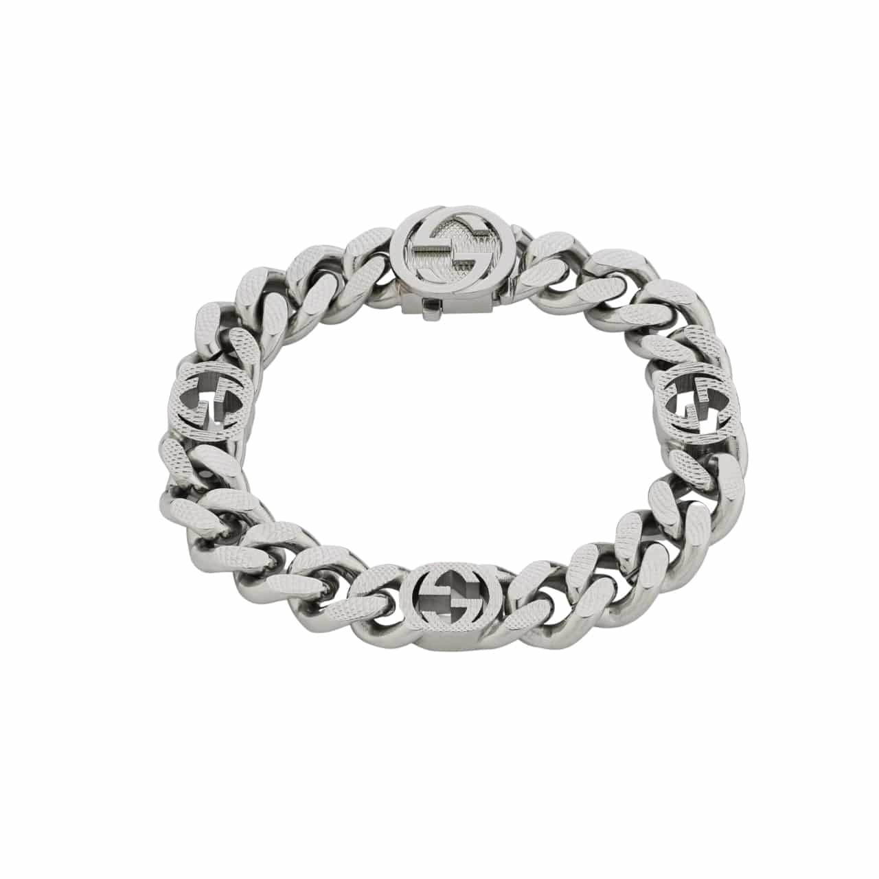 Gucci Interlocking Bracelet Silver 675758 I4601 0926