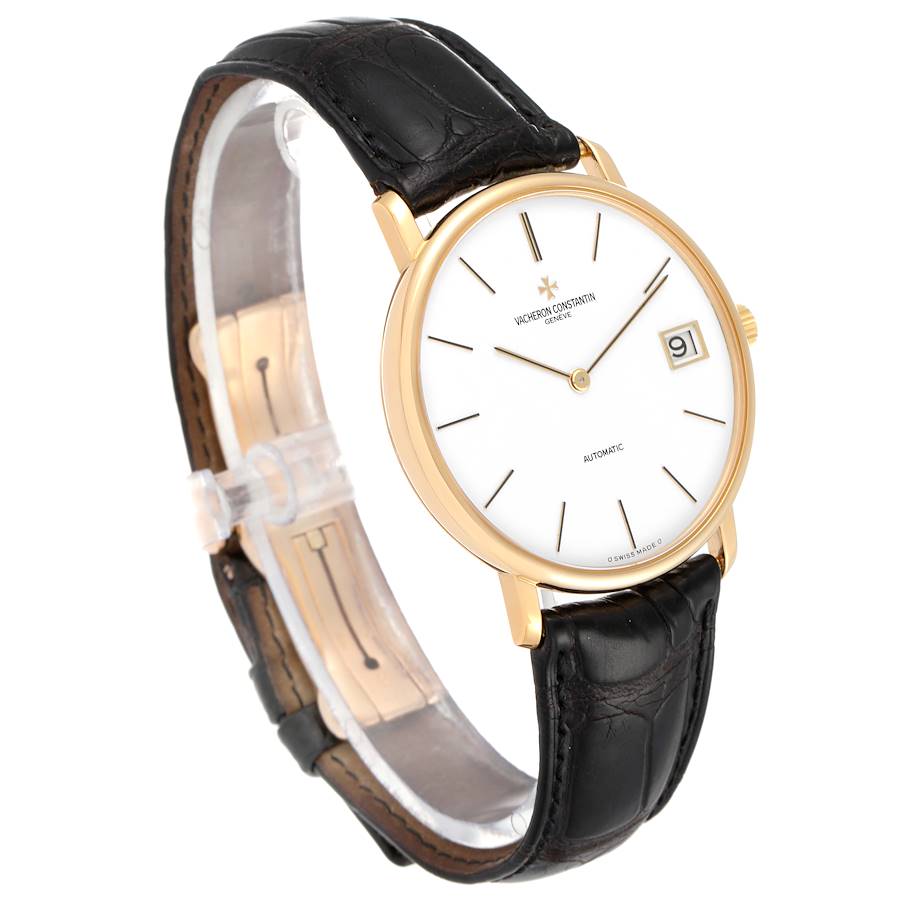 Vacheron Constantin Patrimony 18K Yellow Gold White Dial Mens Watch 44001
